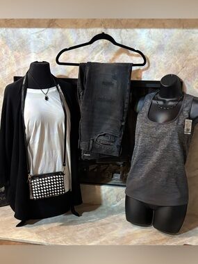 XL Chic Bundle: Black White Gray | Old Navy + Soft Surroundings + Athleisure + +